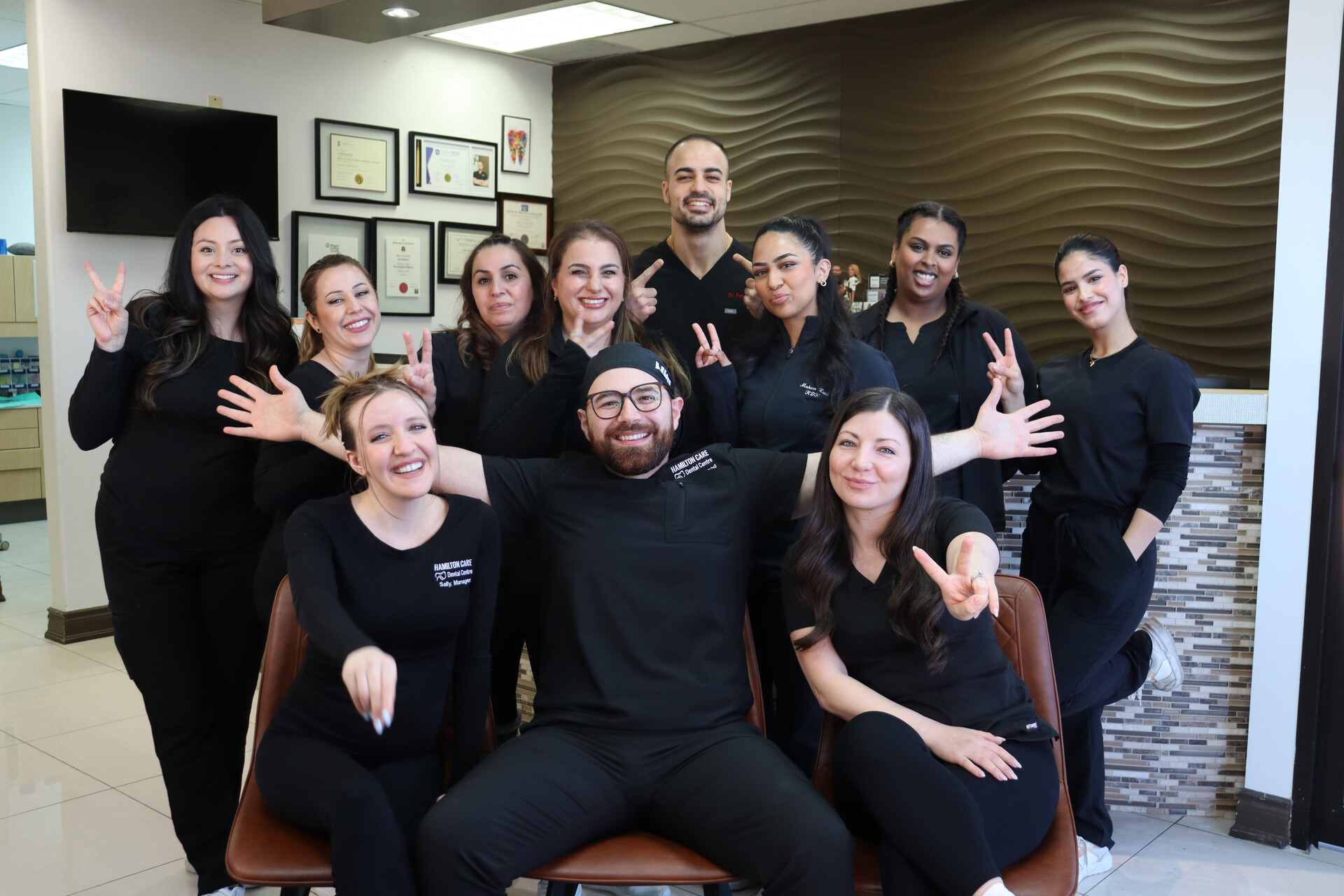The team at Hamilton Care Dental Centre in Hamilton