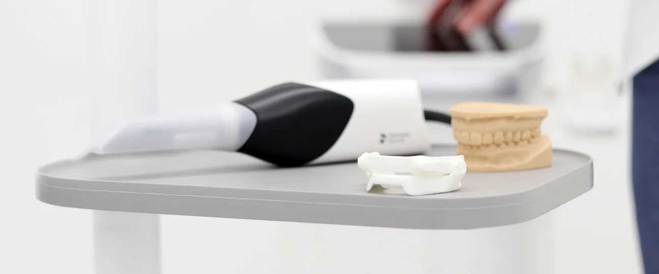 Sleep apnea and snoring oral appliance therapy at Hamilton Care Dental Centre, view two